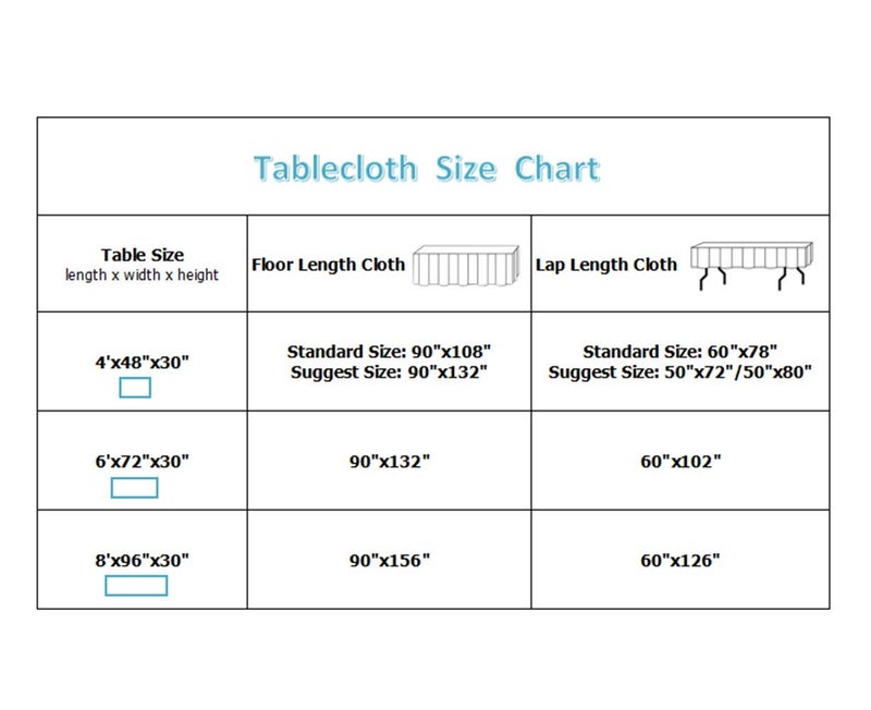 SquarePie Sequin Tablecloth 60 x 102 Inch Baby Blue Sparkly Table Linen for Wedding Party - Image 5
